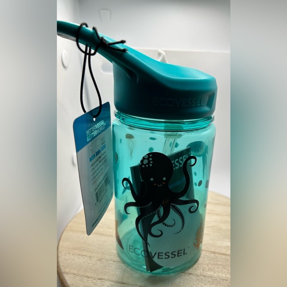 ecovessel kids Waterbottle 12 oz ocean theme - Picture 1 of 7